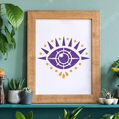 Large Plastic Reusable Drawing Painting Stencils Templates DIY-WH0202-065-1