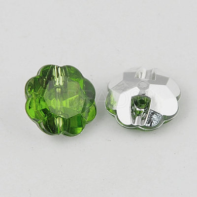 Taiwan Acrylic Rhinestone Buttons BUTT-F021-13mm-M-1