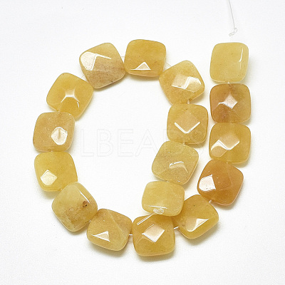 Natural Topaz Jade Beads Strands X-G-S357-D02-12-1