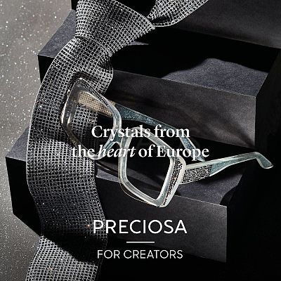 Preciosa&reg MAXIMA Crystal No Hotfix Flatback Stones Y-PRC-NSS6-31110-1