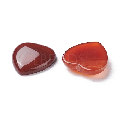 Natural Red Agate Cabochons G-P021-16-1