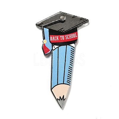 Teachers' Day Resin Pendants RESI-M037-04D-1