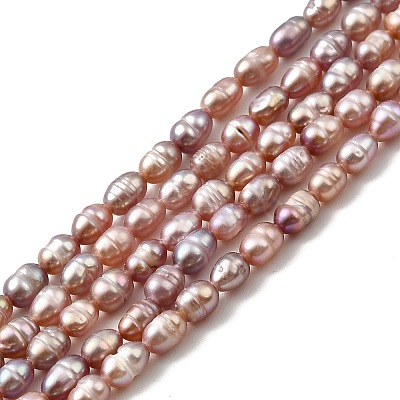 Natural Cultured Freshwater Pearl Beads Strands PEAR-I007-01L-02-1