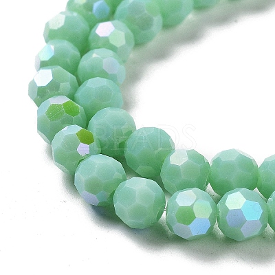Opaque Glass Beads Strands EGLA-A035-P6mm-L14-1