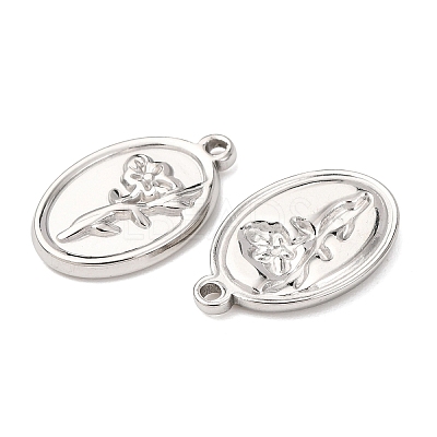 304 Stainless Steel Pendants STAS-I358-12P-04-1