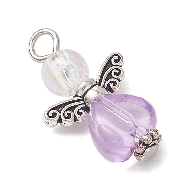 Transparent Acrylic Pendants PALLOY-JF04252-1