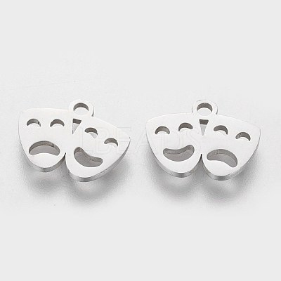 Non-Tarnish 201 Stainless Steel Charms STAS-S105-T156-1