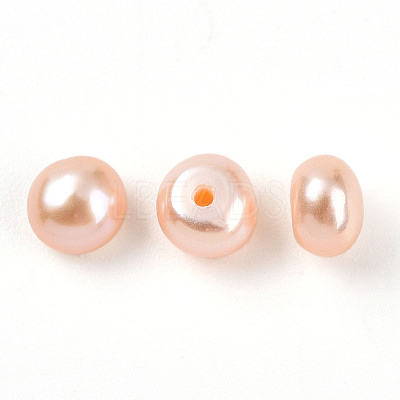 Grade 3A Natural Cultured Freshwater Pearl Beads PEAR-N018-3A-4550B-1