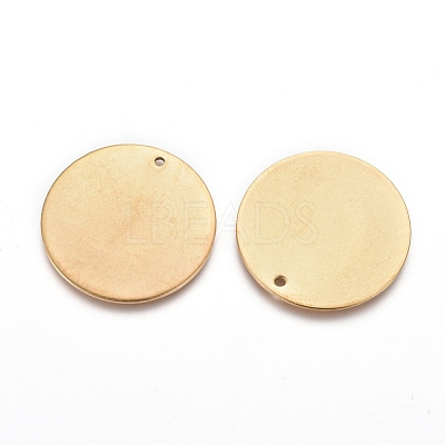 Ion Plating(IP) 304 Stainless Steel Pendants EJEW-L238-01B-G-1