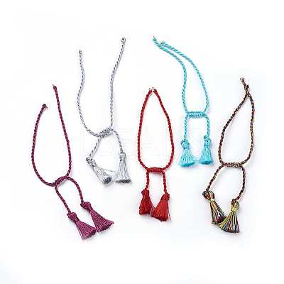 Polyester DIY Braided Bracelet Making MAK-K018-A-1