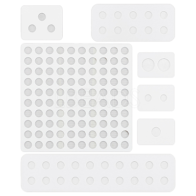 7Pcs 7 Styles Acrylic Bead Design Boards ODIS-BC0001-16-1