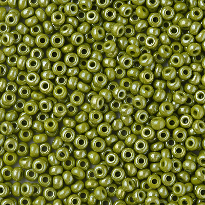 8/0 Czech Opaque Glass Seed Beads SEED-N004-003A-07-1