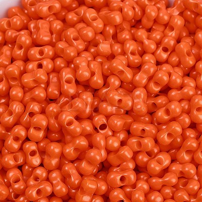 Baking Paint Glass Seed Beads SEED-K010-A10-1