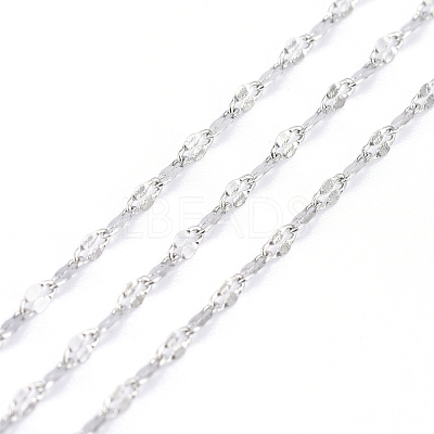 Tarnish Resistant 304 Stainless Steel Dapped Chains CHS-F011-15A-P-1