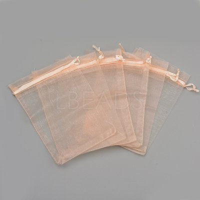 Organza Gift Bags with Drawstring OP-R016-13x18cm-23-1
