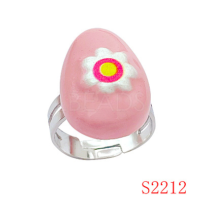Easter Resin with Iron Finger Rings for Girl FS-WG45AD0-05-1