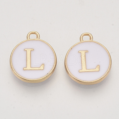 Golden Plated Alloy Charms X-ENAM-S118-01L-1