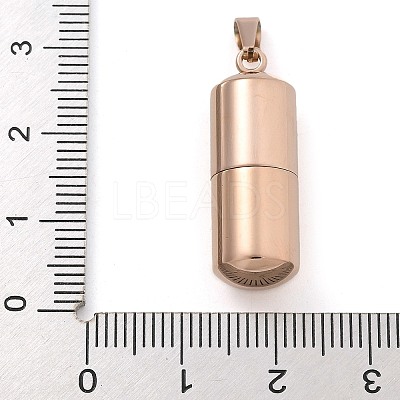 304 Stainless Steel Openable Urn Ashes Pendants STAS-M084-05B-1