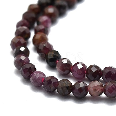 Natural Ruby Beads Strands G-E576-63B-1