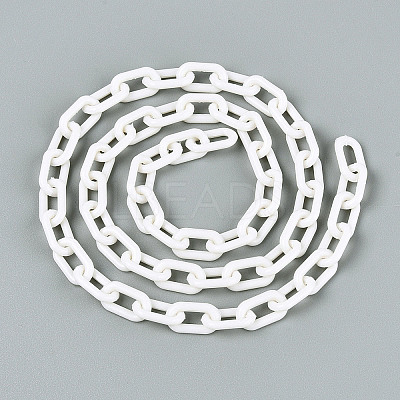 Opaque Acrylic Cable Chains SACR-N010-002L-1