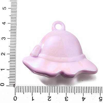 UV Plating Acrylic Pendants OACR-S043-09B-1