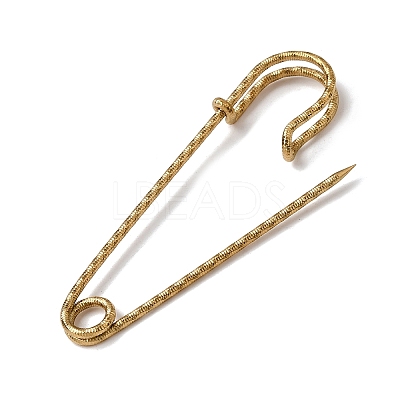 304 Stainless Steel Safety Pins Brooch Findings STAS-C181-01A-G-1