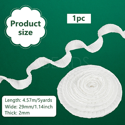 5 Yards Folded Polyester Pleated Ribbon OCOR-FG0002-13-1
