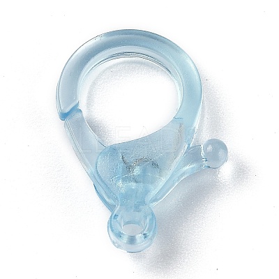 Transparent Plastic Lobster CLaw Clasps LS-KY-H005-A02-1
