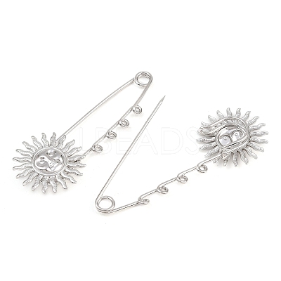 Sun 304 Stainless Steel Safety Pins Brooch Findings SA-CBA098D-13D-P-1