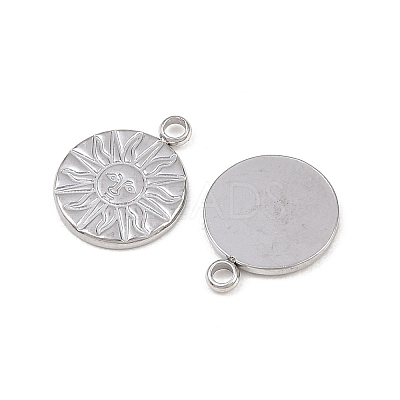 304 Stainless Steel Pendants STAS-I363-09P-1