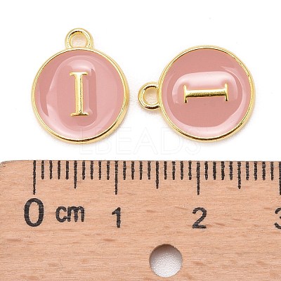 Golden Plated Alloy Enamel Charms X-ENAM-S118-07I-1