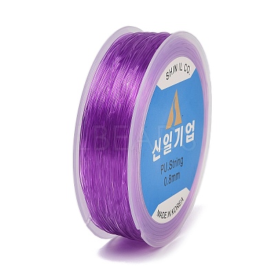 Korean Round Crystal Elastic Stretch Thread EW-Z002-01B-0.8mm-1