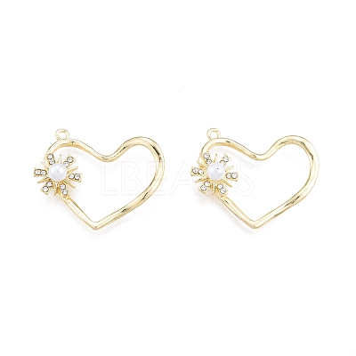 Alloy Rhinestone Pendants FIND-A017-05LG-1