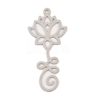 201 Stainless Steel Big Pendants STAS-Z109-05P-1