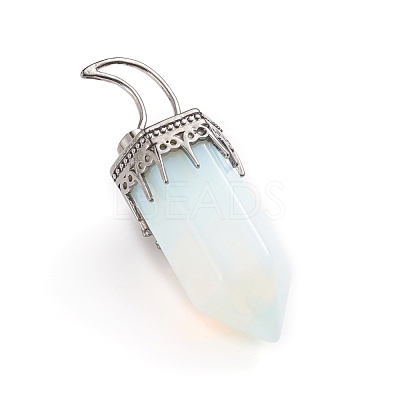 Opalite Pointed Big Pendants G-I275-01H-1