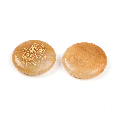 Natural Topaz Jade Cabochons G-N345-06E-1
