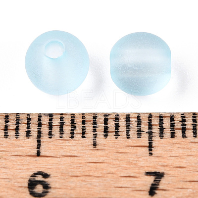 Transparent Acrylic Ball Beads FACR-R021-6mm-06-1