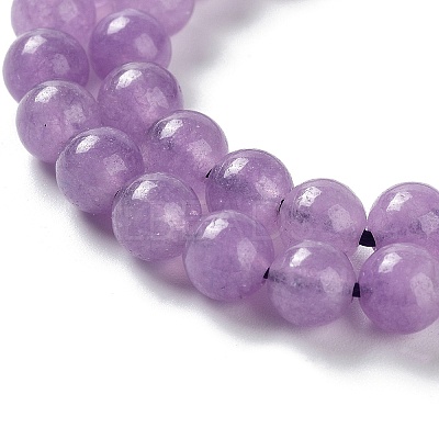 Dyed Natural Malaysia Jade Beads Strands G-G021-02A-05-1