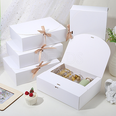Folding Paper Gift Boxes with Ribbon CON-WH20001-11D-01-1