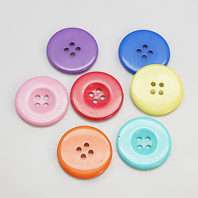 Resin Buttons RESI-D033-22mm-M-1