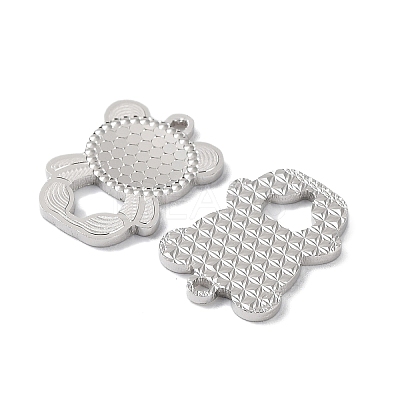 Rhodium Plated 925 Sterling Silver Pendants STER-C003-12P-1