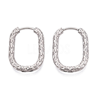 Non-Tarnish 304 Stainless Steel Hoop Earring STAS-A091-17B-P-1