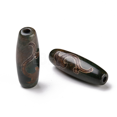 Tibetan Style dZi Beads X-TDZI-E004-09-1