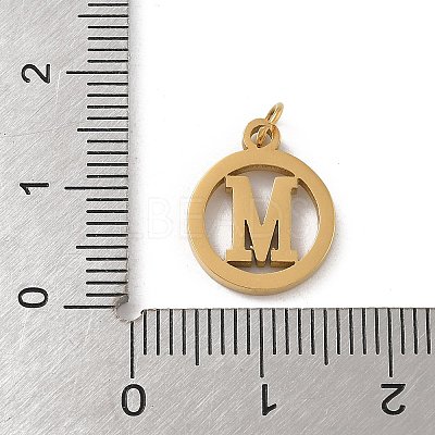 304 Stainless Steel Charms
with Jump Ring STAS-R001-02G-M-1