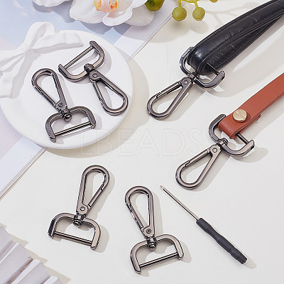 6Pcs Zinc Alloy Swivel Clasps FIND-SP0005-67B-1