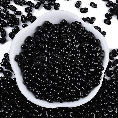 Baking Paint Glass Seed Beads SEED-K010-A02-1