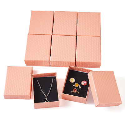 Rhombus Textured Cardboard Gift Storage Boxes CON-TAC0010-03A-05-1