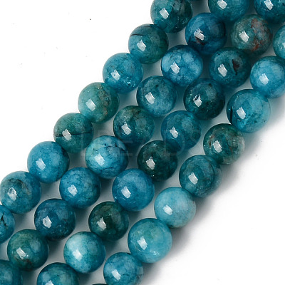 Natural Quartz Beads Strands G-R479-6mm-03-1