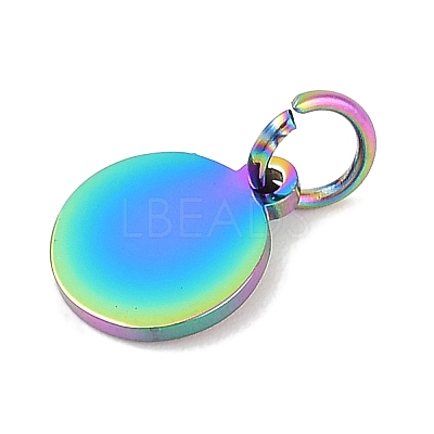 Ion Plating(IP) 304 Stainless Steel Pendants STAS-I311-33B-RC-1