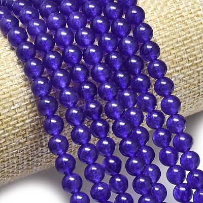 Natural Malaysia Jade Beads Strands G-L645-C01-4mm-07-1